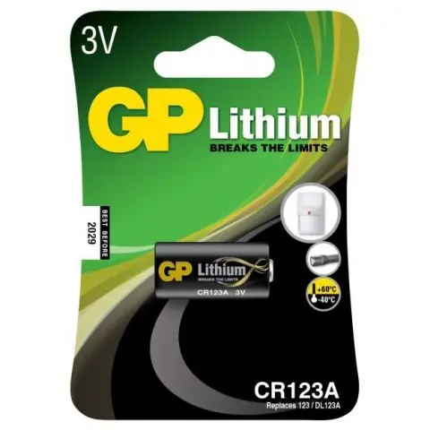 Populärt val GP Batteries CR 123A-U1/123A Fotobatteri